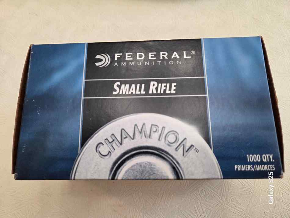 Federal Small Rifle Primers 1000ct