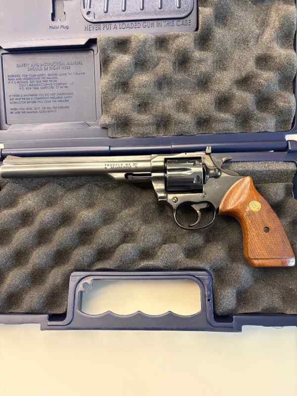 Colt Trooper 22lr 8inch barrel