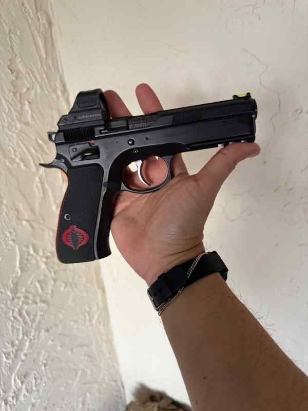 Cajunized CZ75 SP01 Shadow w/ 508T