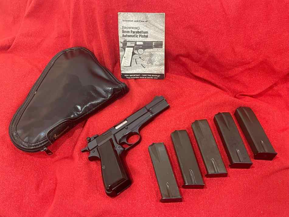 Investment Grade Browning Hi Power 9mm BuffaloGrip